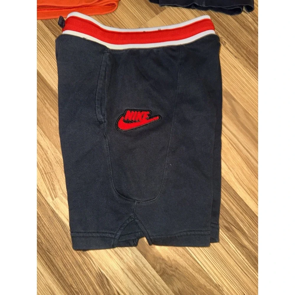 Nike Boy's Medium M Shorts Lot Cotton Orange Black‎